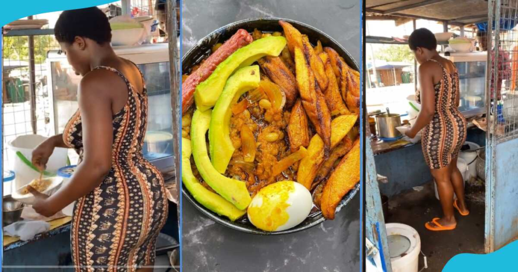 Curvy Plantain And Beans Seller Goes Viral On Tiktok, Netizens