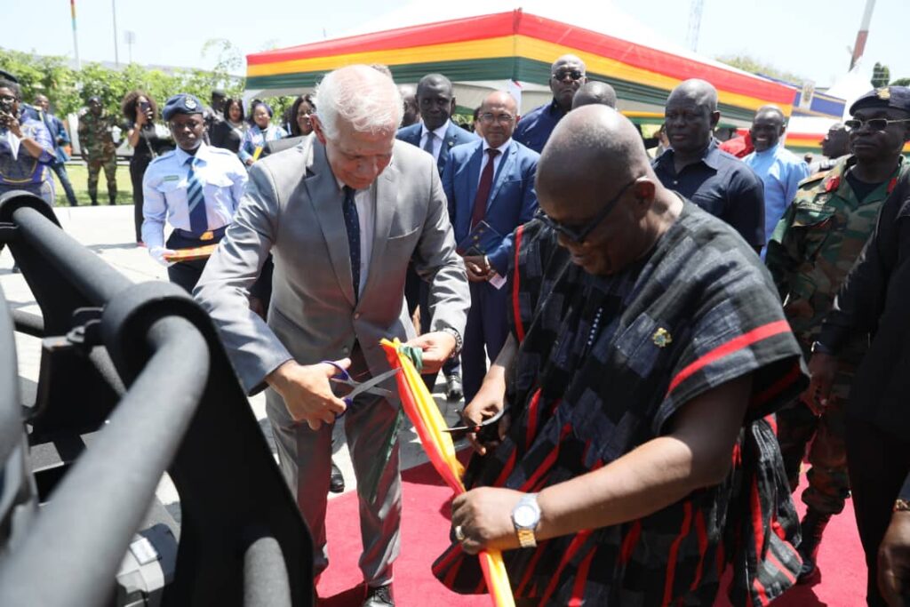 European Union Gifts Military Vehicles To Ghana