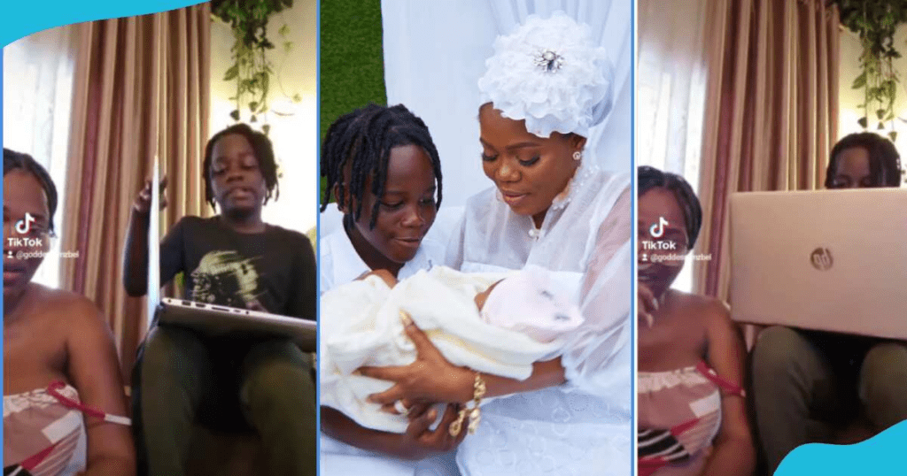 Mzbel: Ghanaian Singer's Son Comments On Laptop In Video, Ghanaians