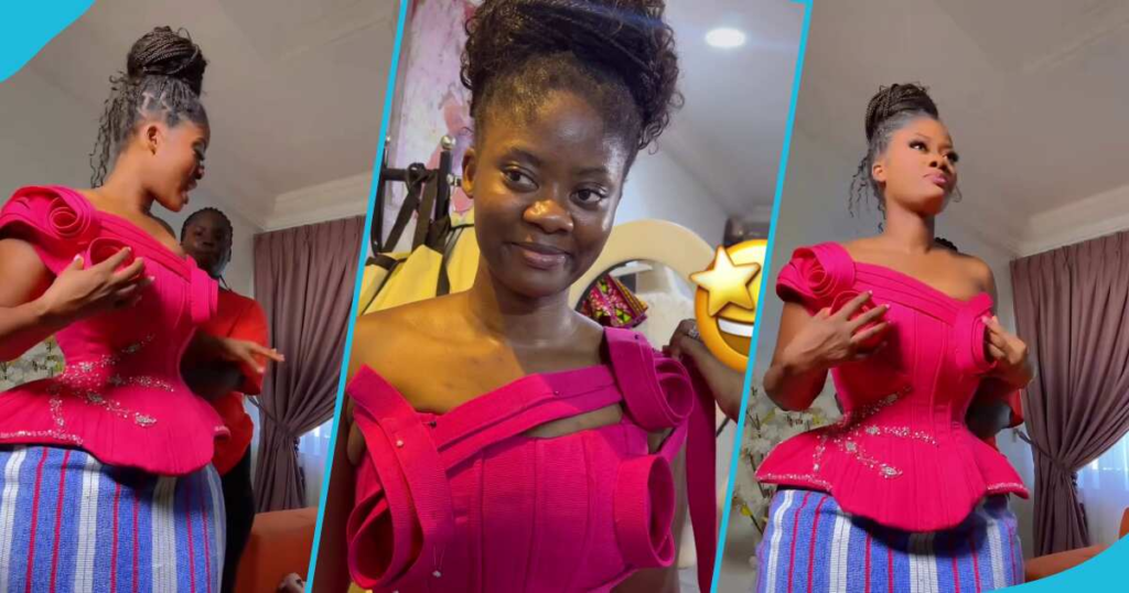 Sheena Gakpe Tells Stylist To Tighten Her Corset Dress In
