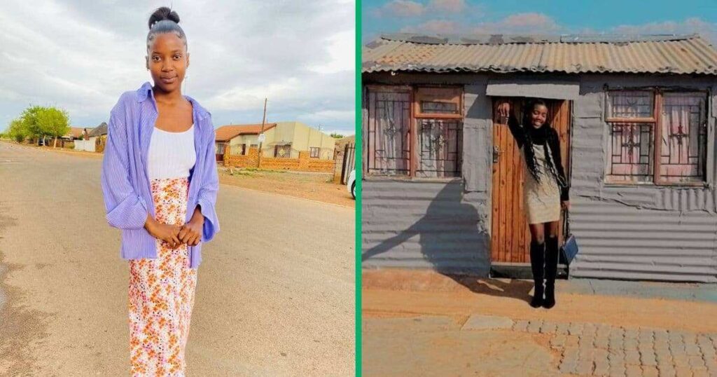 Teen Mom Celebrates As She Builds Self Contained One Bedroom Home At