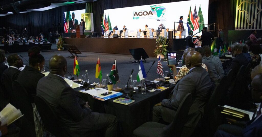 The Us Faces Tough Questions With The African Trade Group