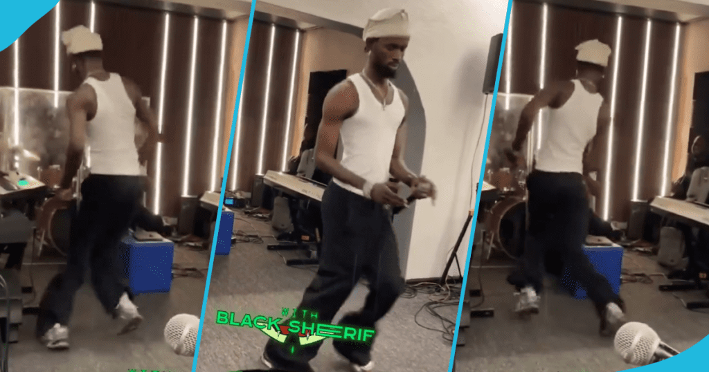 Black Sheriff Dances Like Nigeria's Poco Lee During Zaama Disco
