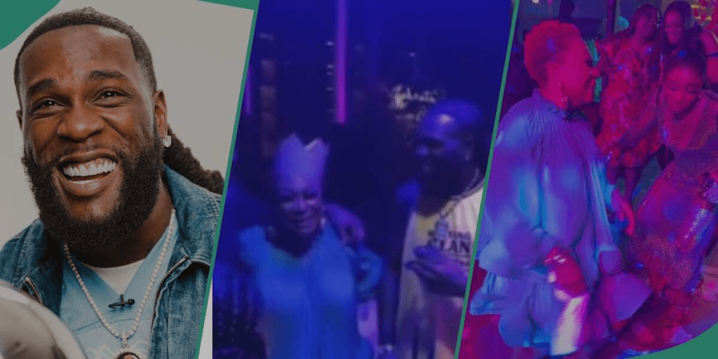 Burna Boy Partying With His Parents At Lagos Nightclub, Phyno