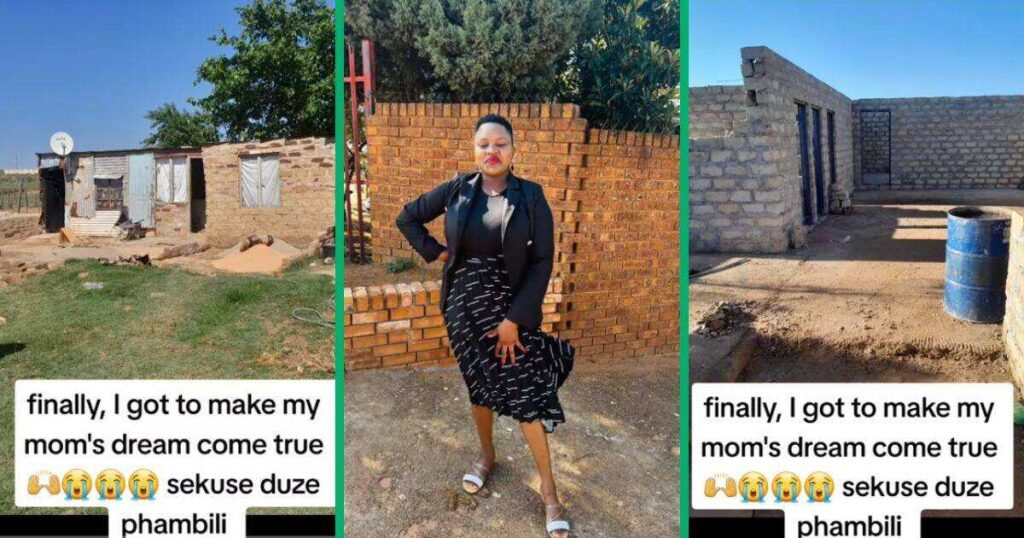 Daughter Builds Her Mom A House After Living In Shack