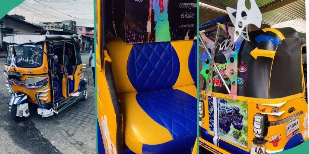"this Is A Mini Benz": Man Decorates His Keke's Body,