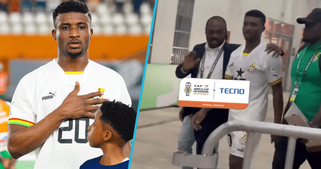 2023 Afcon: Mohammed Kudus Breaks Down In Tears After Ghana