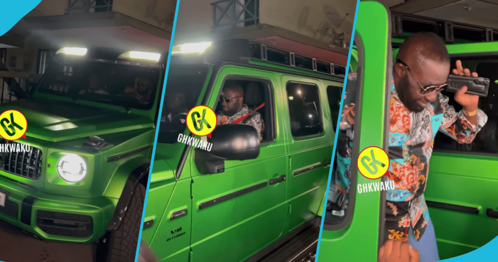 Dr Osei Kwame Despite Showcasing Plush Green Benz At Osebo