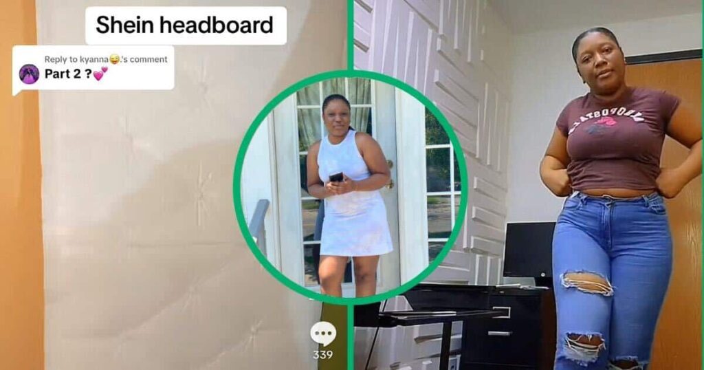 Expectation Versus Reality: Hilarious Unboxing Of Shein Headboard Order Leaves