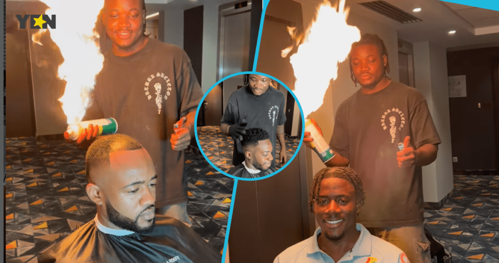 Ghanaians Blast Ivorian Barber Who Used Fire To Style Jordan