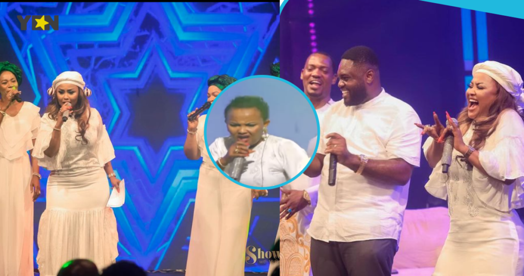 Nana Ama Mcbrown Boldly Removes Her Expensive Wig During Live