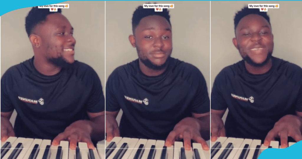 Tutulapato Shows Off His Piano Skills, Sings Classic Highlife Tune