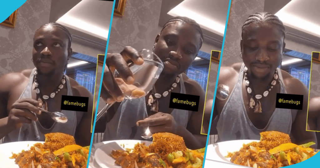 Verydarkman: Nigerian Influencer Rates Ghanaian Jollof, Adds Water To Taste,