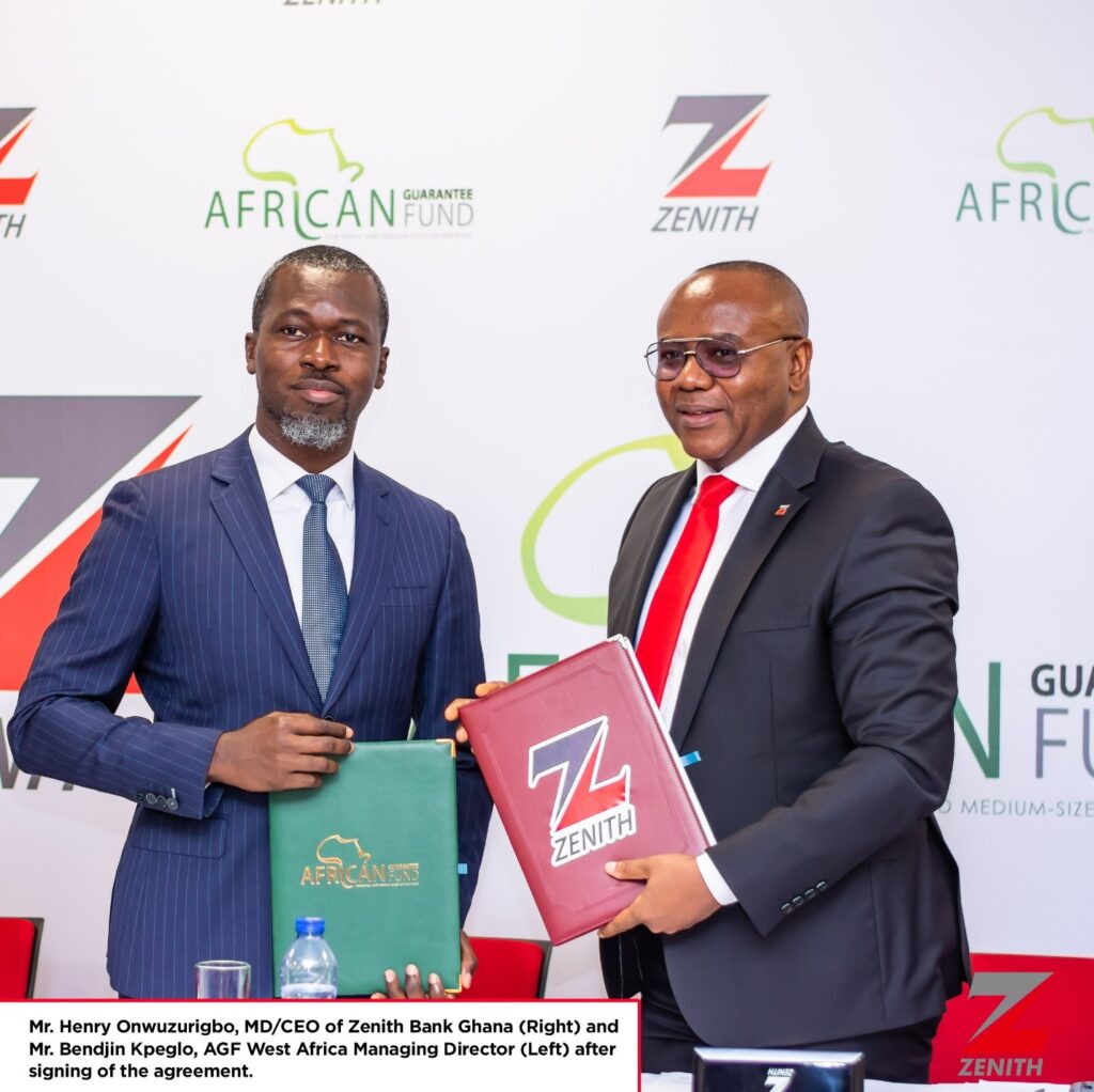 Zenith Bank Ghana, African Guarantee Fund Partner To Support Small