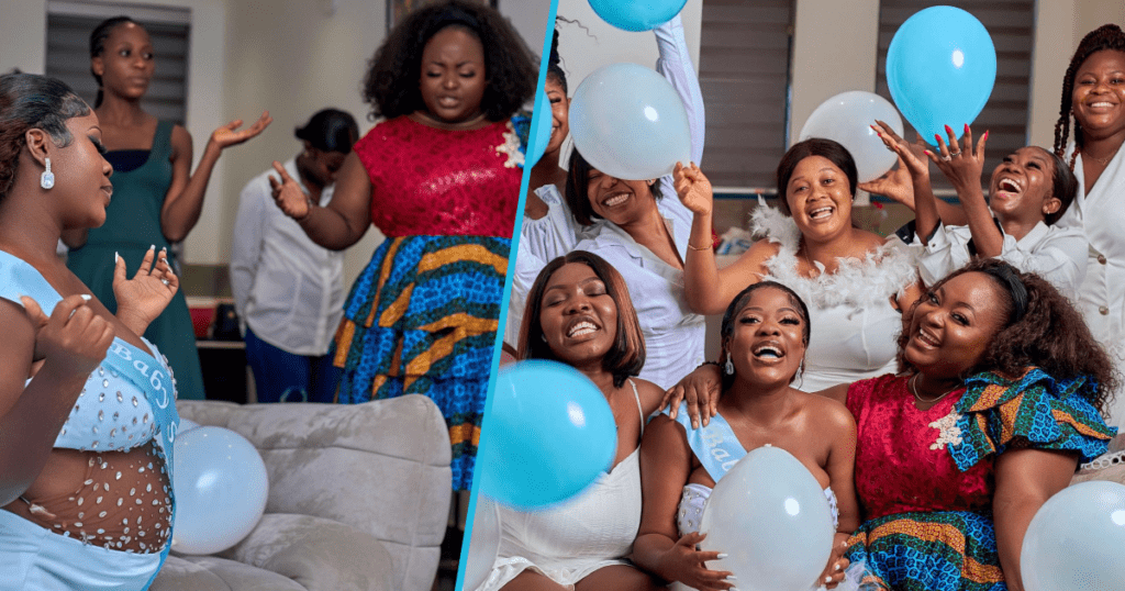 Asantewaa Takes Touching Photos From Her Baby Shower, Reveals Her