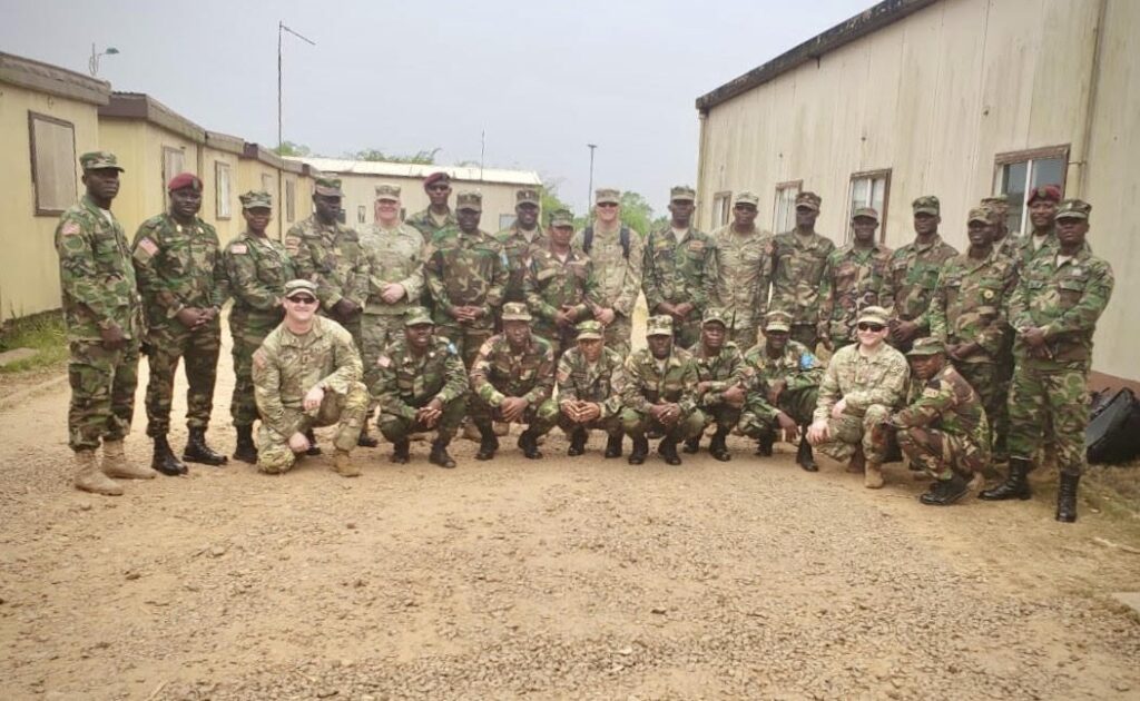 Michigan Guard, Liberia Nco Academy Partner In West Africa |