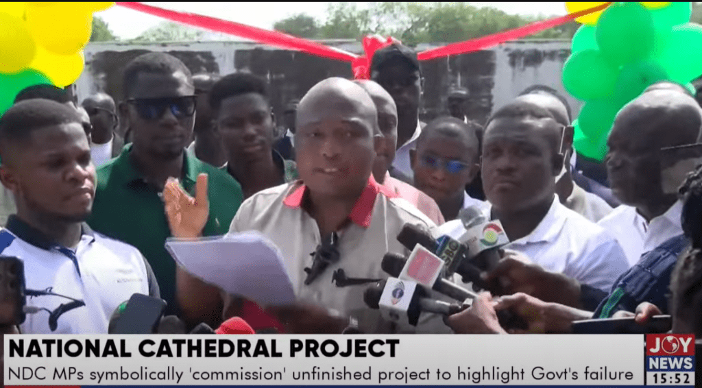 Ndc Mps Symbolically “commission” Unfinished National Cathedral Project