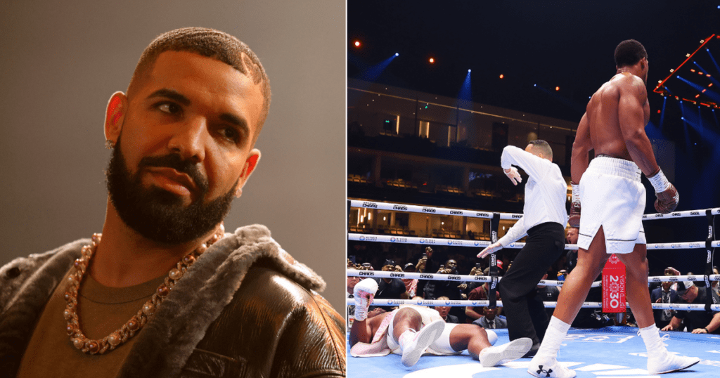 Rapper Drake Loses Massive $600,000 Bet On Anthony Joshua Vs.
