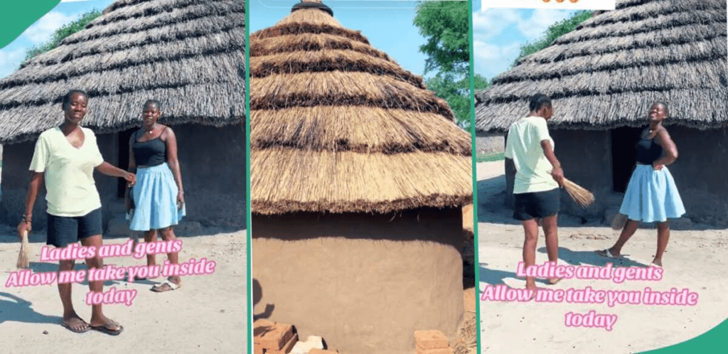 Village Ladies Show Off Thatched Building Interiors In Viral Video: