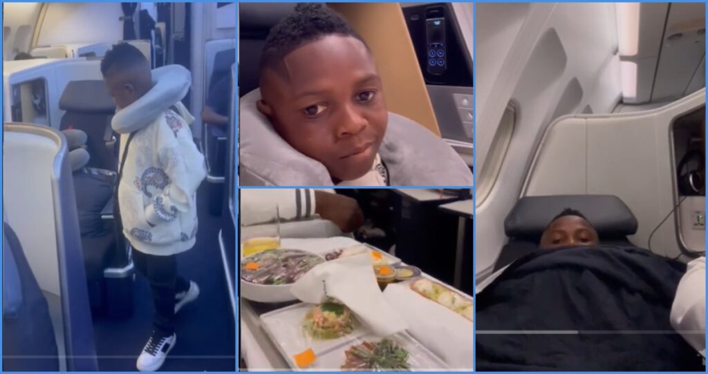 Yaw Dabo: Ghanaian Actor Travels To France, Boards Luxury Flight