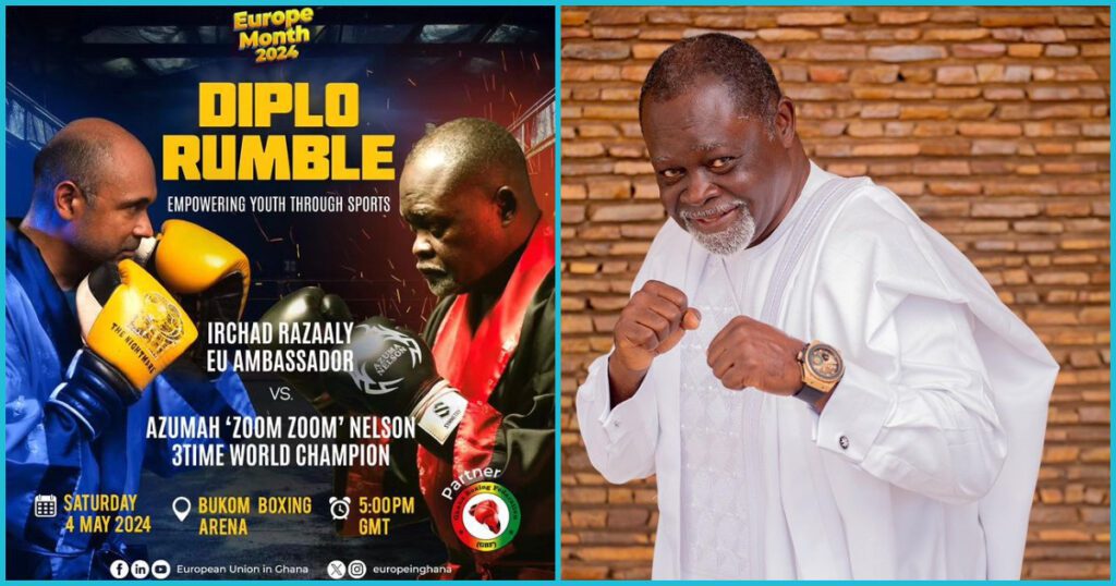 Azumah Nelson Returns To The Ring, With The Eu Ambassador