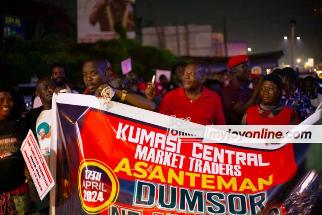 Damsor: Kumasi Demonstrators Demand Immediate Announcement Of Load Reduction Schedule