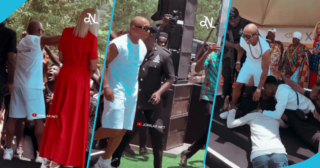 Ghanaian Fans Hit American Rapper Ja Rule At Nuaso Video