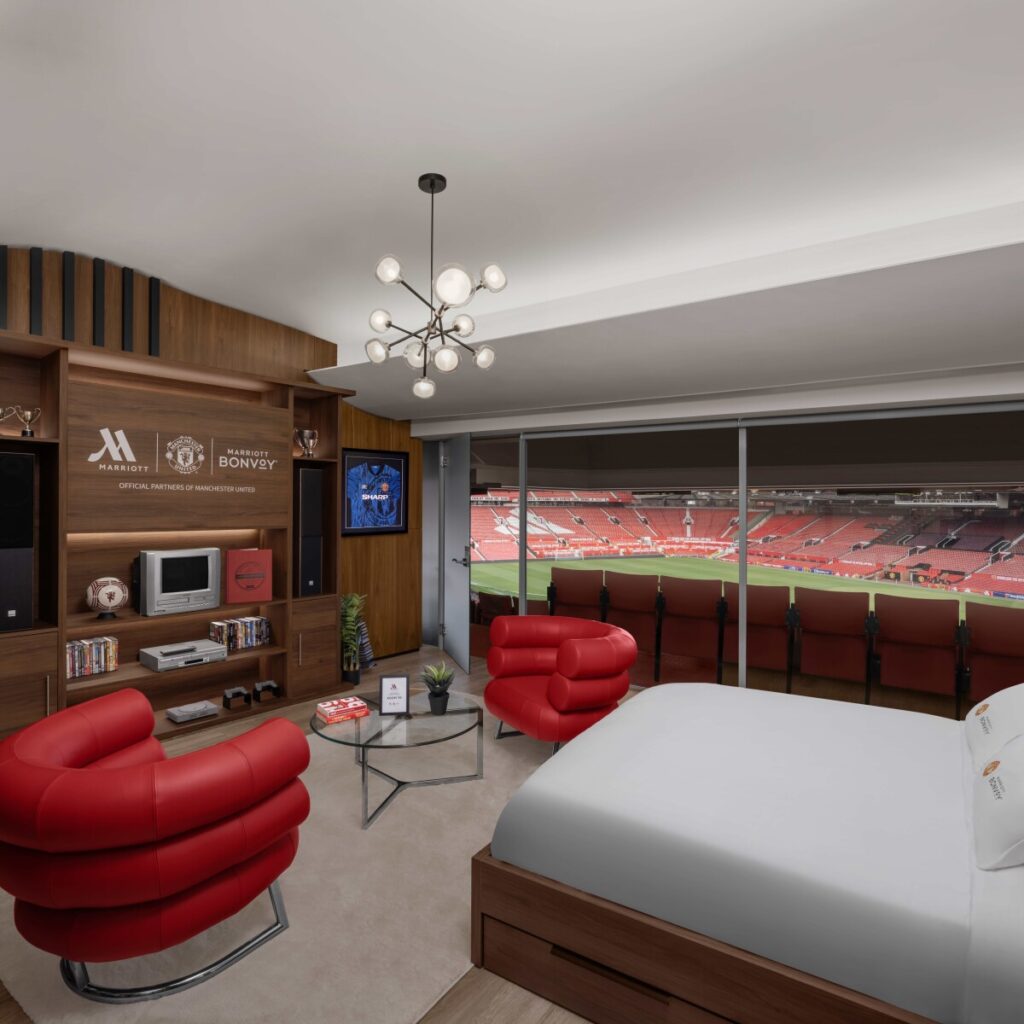 Marriott Hotels And Manchester United's Reimagined 'suite Of Dreams' Relives