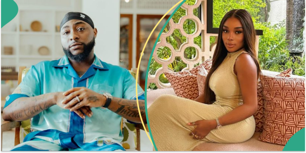 Davido's Allegedly Pregnant French Chick Lands In Lagos, Shares Hot