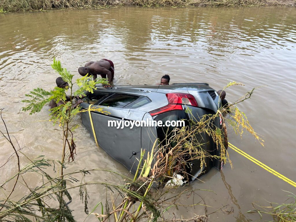 Driver Found Dead After Car Sinks In Floodwaters On Accra Tema