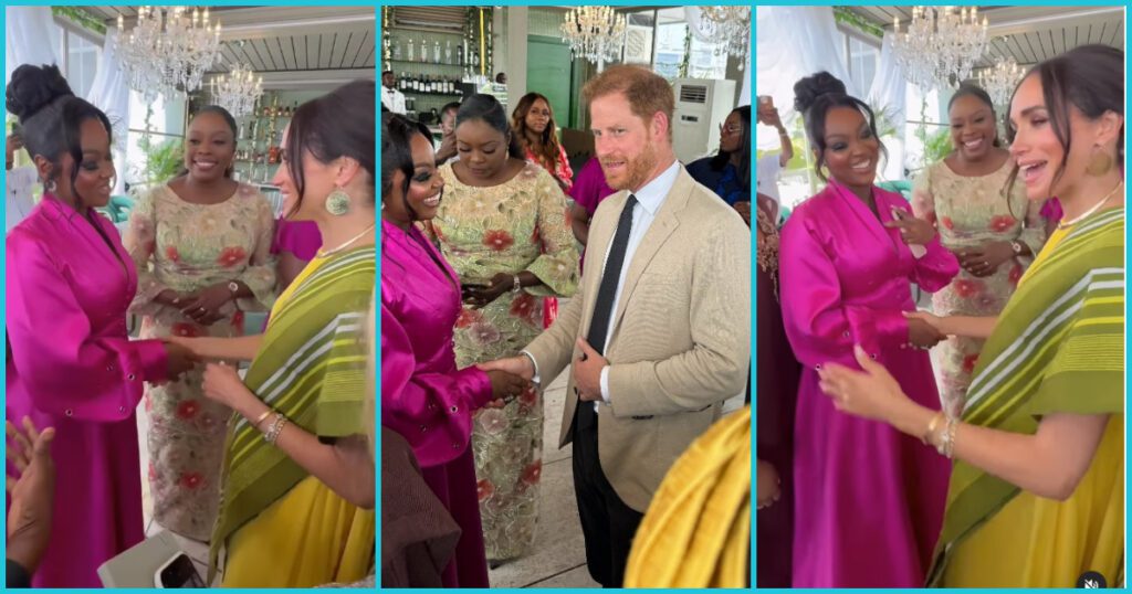 Jackie Appiah Hangs Out With Prince Harry And Wife Meghan