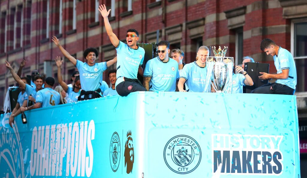 Man City's Premier League Trophy Parade