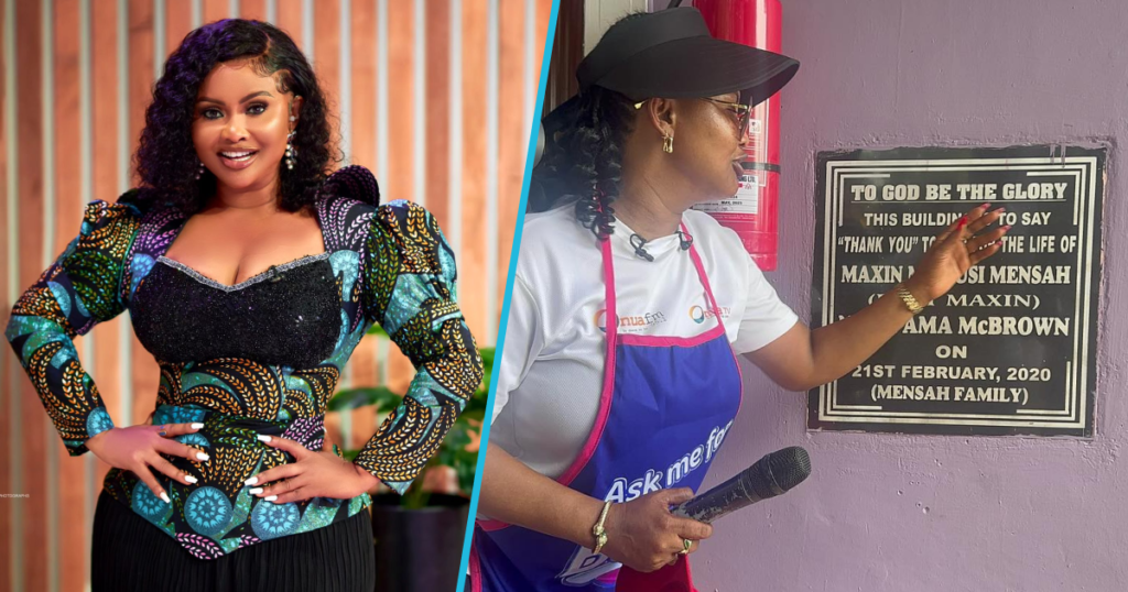 Nana Ama Mcbrown Inspects The Hall She Built For The