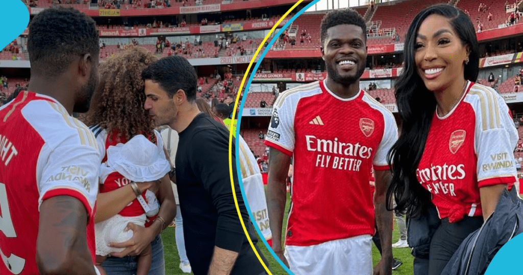 Thomas Partey: Arsenal Midfielder Flaunts Child In New Photo, Fans