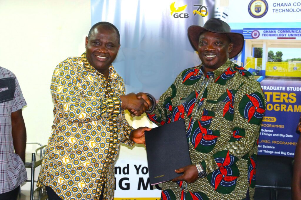 Gcb Bank And Ghana University Of Communication Technology Sign Five Year