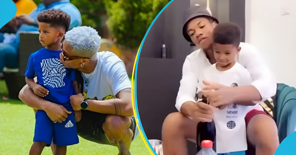 Kidi Vibes With Son In Old Video, Teaches Him How