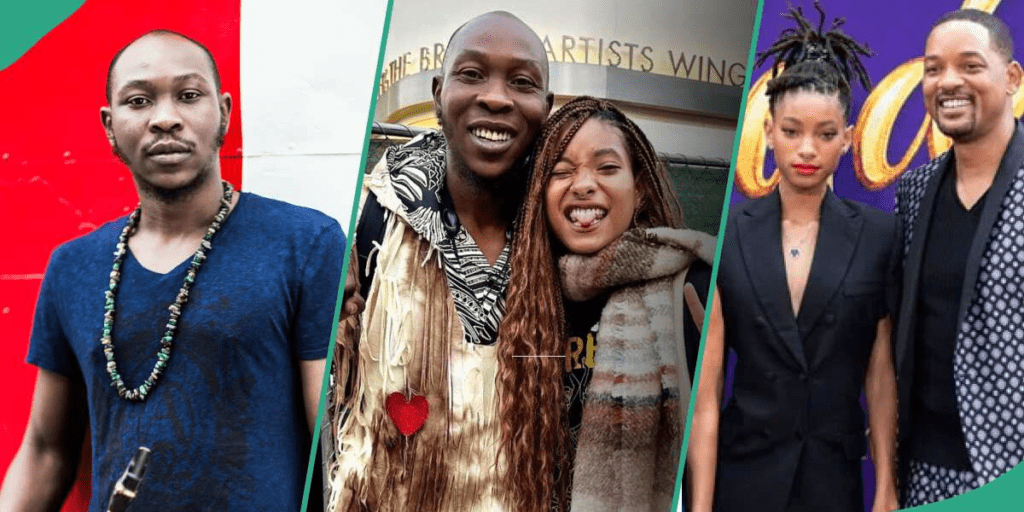 Will Smith's Daughter Willow Excited As She Meets Seun Kuti,