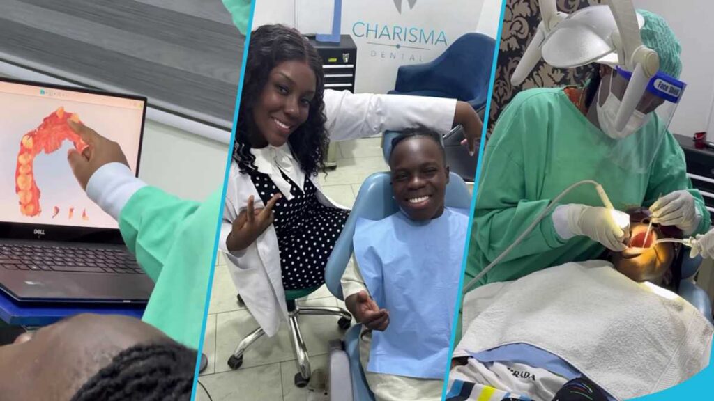 Stonebwoy's Wife Dr Louisa Satekla Shows Shatta Bandle Teeth Correction