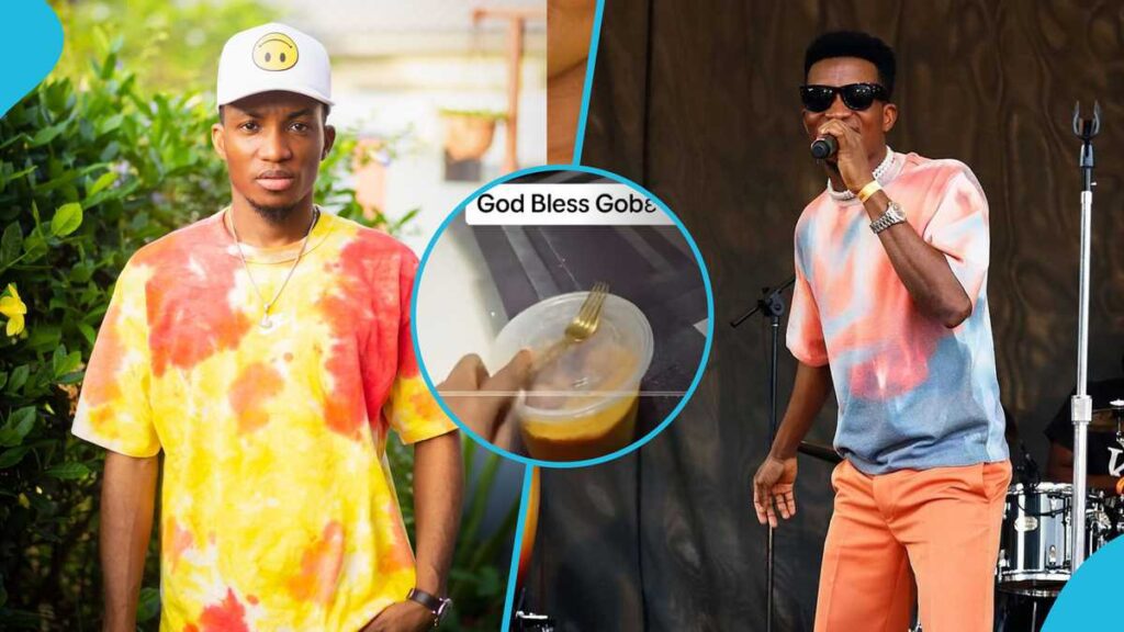 Humbly Eats Gobɛ's Kofi Kinaata After Returning From European Tour,