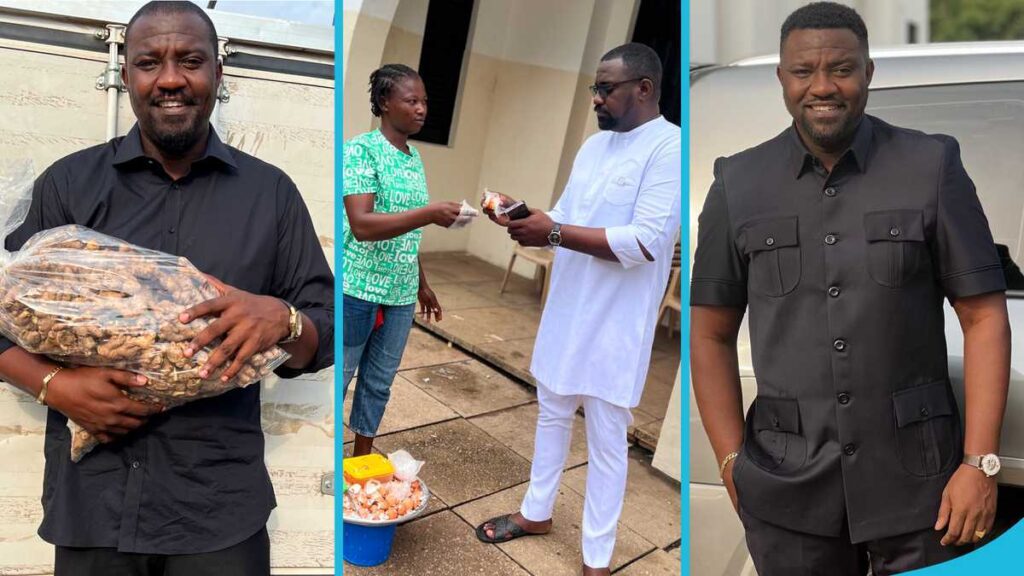 John Dumelo Buys Nkosua Ne Meko At Ug Campus, Admires