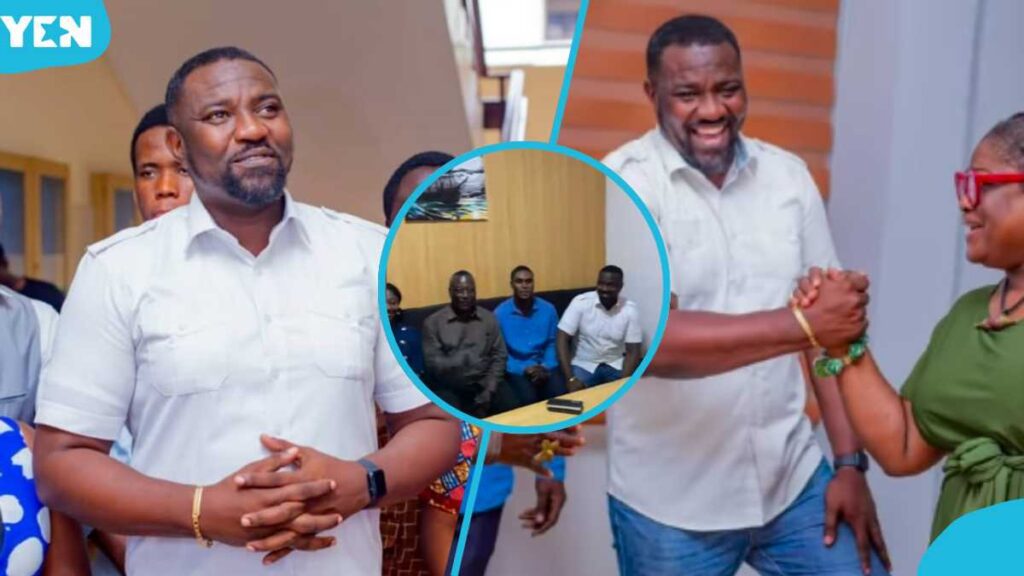 John Dumelo Renovating The Reading Room At University Of Ghana's