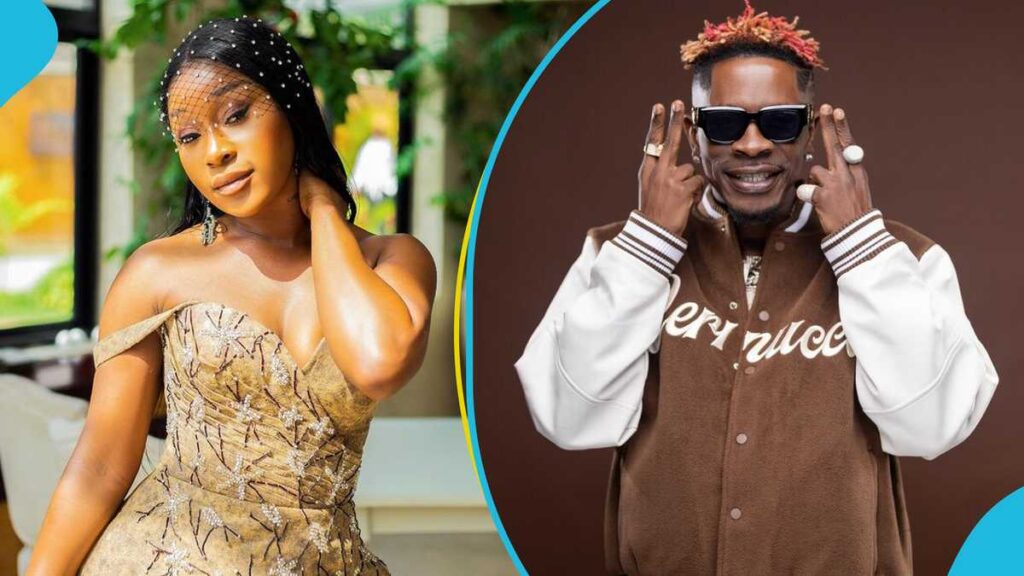 Shatta Wale Reacts To Efia Odo's Video By Walking Like