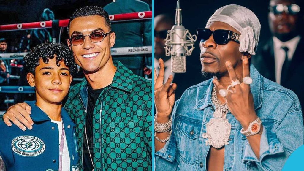 Cristiano Ronaldo's Son Co Signs Shatta Wale: 'mass Support For The