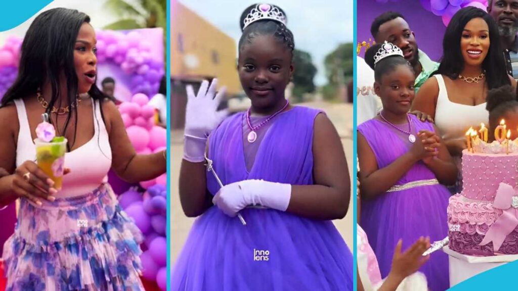 Lusika: Manso Nkwanta's Queen Throws Lavish Party For Daughter's 10th