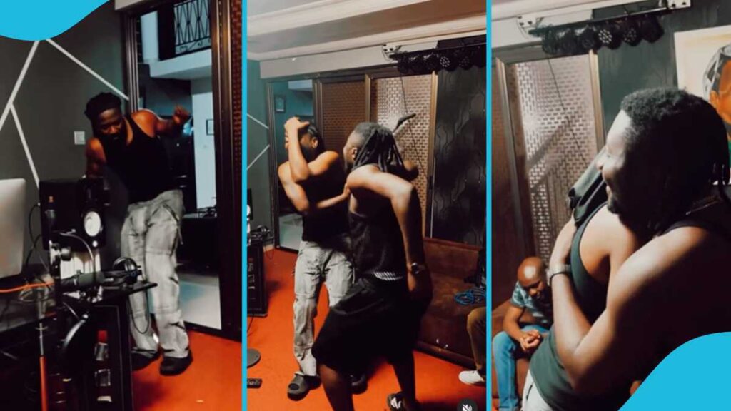 Samini And Amerado Link Up In The Studio On Viral